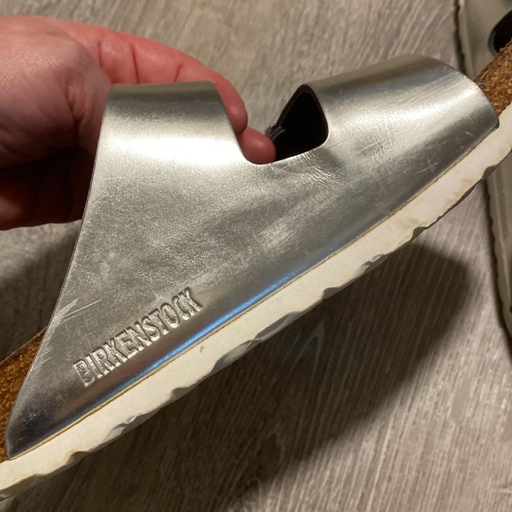 Birkenstock Arizona soft bed silver metallic - Picture 12 of 13